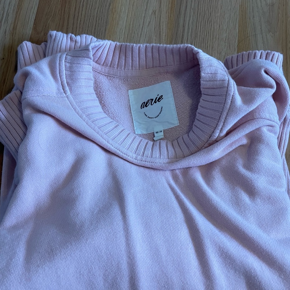 Aerie over sized crew neck